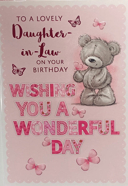 Daughter In Law Birthday - Cute Wonderful Day