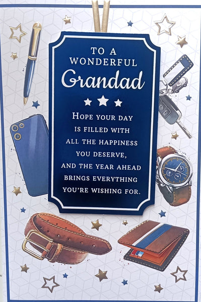 Grandad Birthday - Traditional Wallet & Belt
