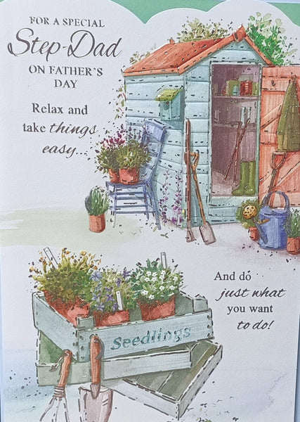 Father’s Day Step Dad - Traditional Shed