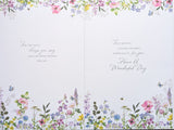 Sister Birthday - Traditional Flowery Border