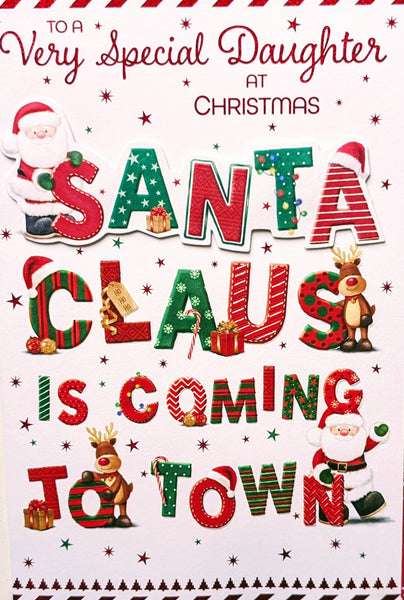 Daughter Christmas - Santa Is Coming To Town