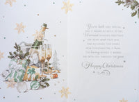 Brother & Sister In Law Christmas - Traditional Champagne & Gifts