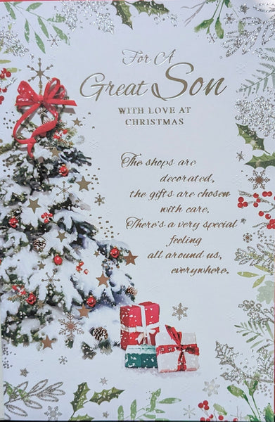Son Christmas - Traditional Tree Words