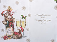 To all of you Christmas - Cute Champagne Bottle