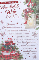 Wife Christmas - Traditional Lantern & Words