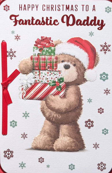 Daddy Christmas - Cute Bear Carrying Boxes