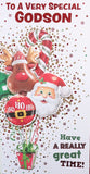 Godson Christmas - Slim Santa Balloons