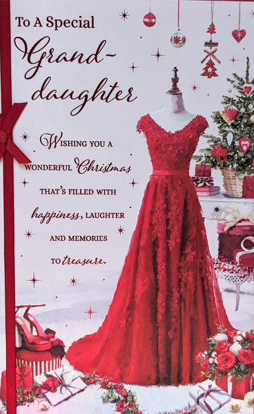 Granddaughter Christmas - Large 8 Page Dress