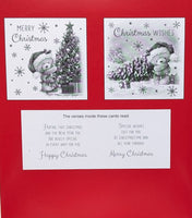 12 Pack Of Christmas Cards - Cute