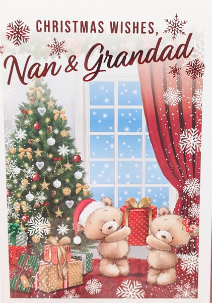Nan & Grandad Christmas - Cute Window