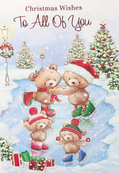 To All Of You Christmas - Cute Bears Skating