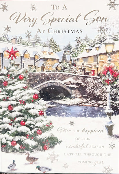 Son Christmas - Traditional Bridge Scene