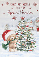 Brother Christmas - Cute Bear With Tree