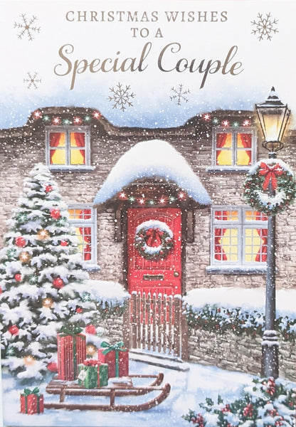 Special Couple Christmas - Traditional Red Door
