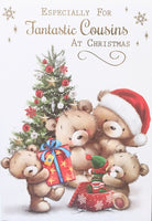 Cousin’s Christmas - Cute Bears With Gifts