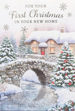 First Christmas In Your New Home - Traditional Bridge Scene