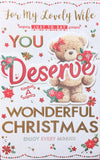 Wife Christmas - Large 8 Page Cute Wonderful Christmas