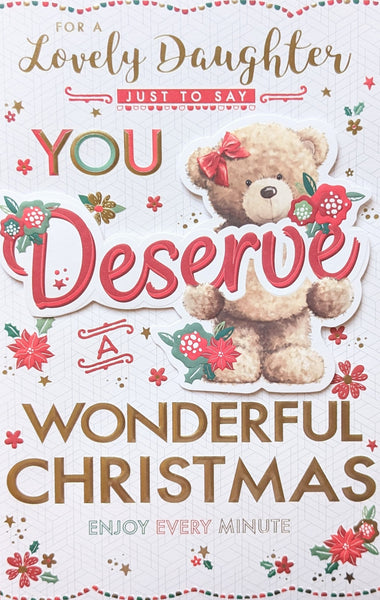Daughter Christmas - Large 8 Page Cute Wonderful