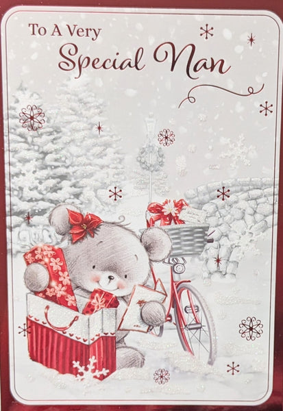 Nan Christmas - Cute Bike & Gift Bag