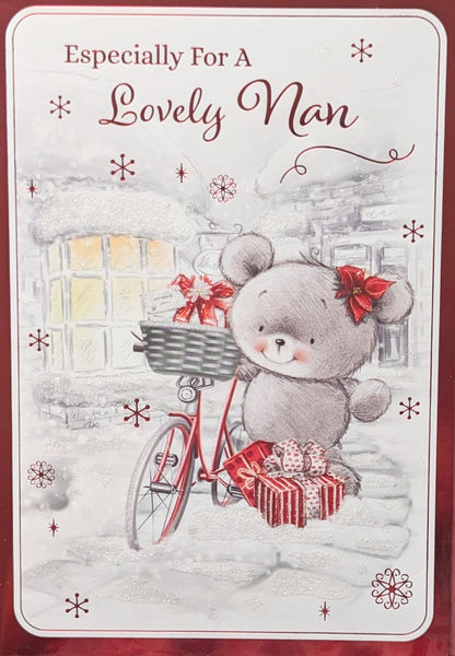 Nan Christmas - Cute Bike & Gift Box