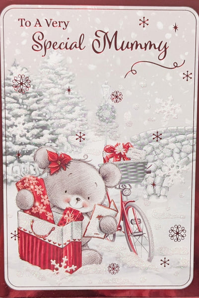 Mummy Christmas - Cute Bike & Gift Bag