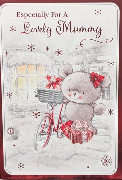 Mummy Christmas - Cute Bike & Gift Box