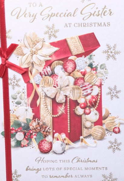 Sister Christmas - Gift Box & Baubles