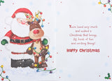 Niece Christmas - Santa & Reindeer
