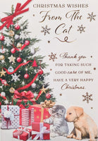 From The Cat At Christmas - Tree On Left