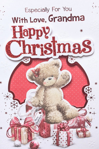 Grandma Christmas - Brown Bear With Gifts