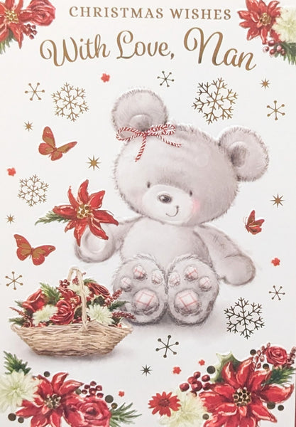Nan Christmas - Cute Flower Basket Sitting