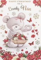 Nan Christmas - Cute Flower Basket Standing