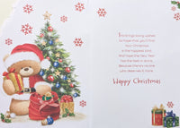 Son Christmas - Large Cute Santa Bear