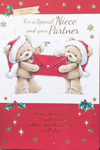 Niece & Partner Christmas - Cute Envelope