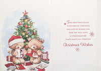 To Both Of You Christmas - Cute Bears With Cards