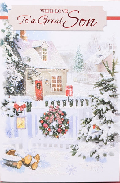 Son Christmas - Traditional White Gate