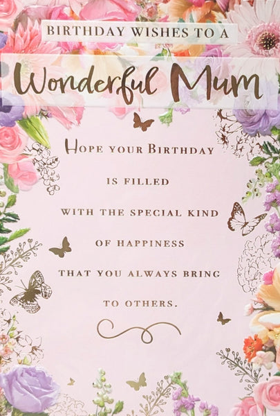 Mum Birthday - Traditional Flowers Wonderful