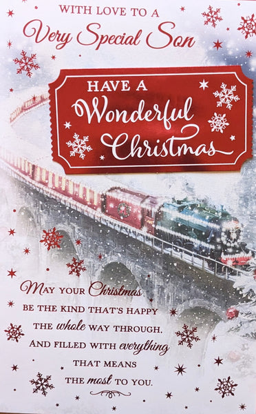 Son Christmas - Traditional Large 8 Page Train