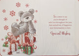 Grandad Christmas - Cute Bear On Boxes