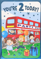 2 Boy Birthday - Party Bus