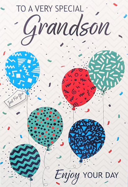 Grandson Birthday - Balloons