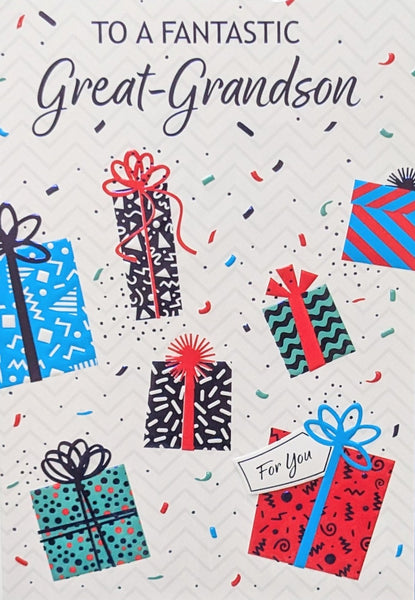 Great Grandson Birthday - Gift Boxes