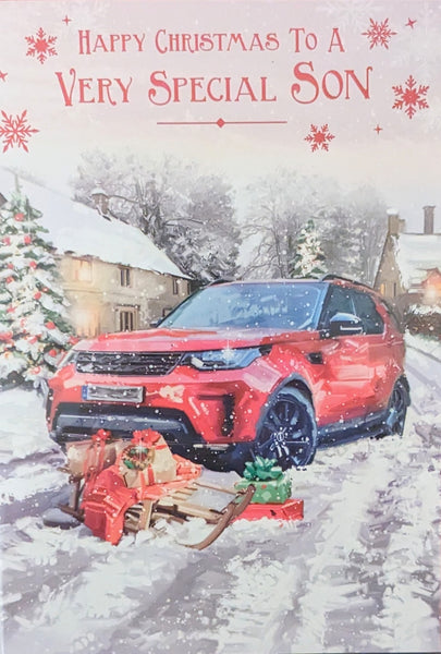 Son Christmas - Traditional Red Car Special