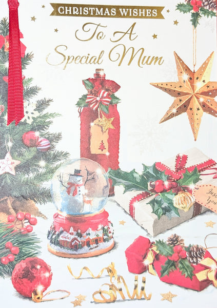 Mum Christmas - Large Snow Globe & Gifts