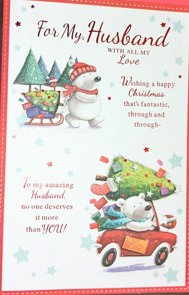 Husband Christmas- Cute Tree Words