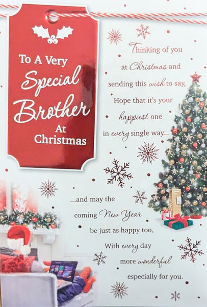 Brother Christmas - Traditional Tree & Words