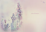 Sympathy - Lilac Flowers & Butterflies