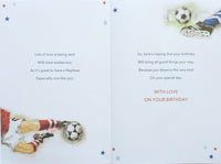 Nephew Birthday - Football Words