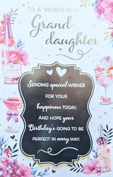 Granddaughter Birthday - Cocktails & Words