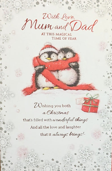 Mum & Dad Christmas - Cute Words
